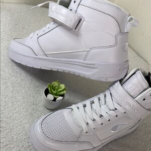 Champion White High-Top Sneakers